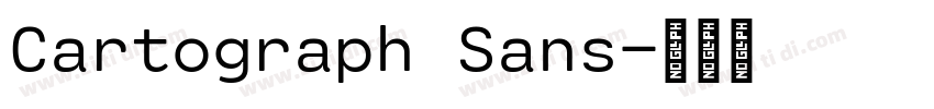 Cartograph Sans字体转换